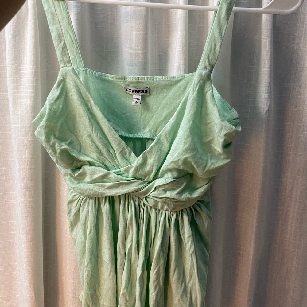 Mint green Express blouse